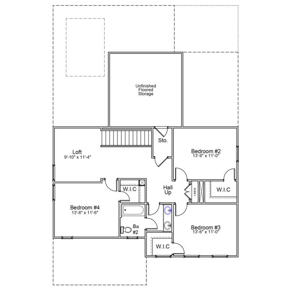 2D floor plan layout of this home in Fieldstone, Lexington, NC (Image 6). 2D floor plan layout of this home in Fieldstone, Lexington, NC (Image 6).