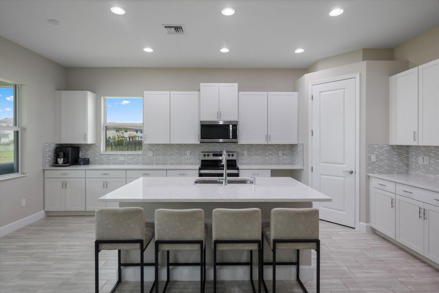 Furnished interior view inside a new home in , Westlake (Image 10).