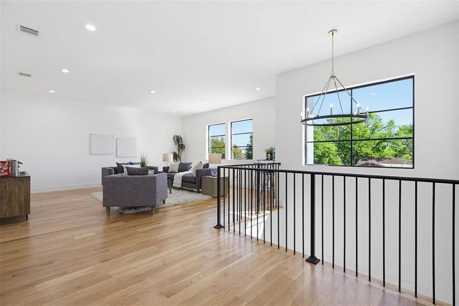 Furnished interior view inside a new home in , Dallas (Image 6). Furnished interior view inside a new home in , Dallas (Image 6).