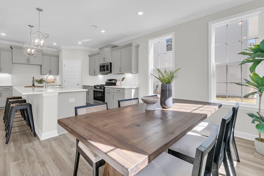 Furnished interior view inside a new home in Six Oaks, Summerville (Image 15).