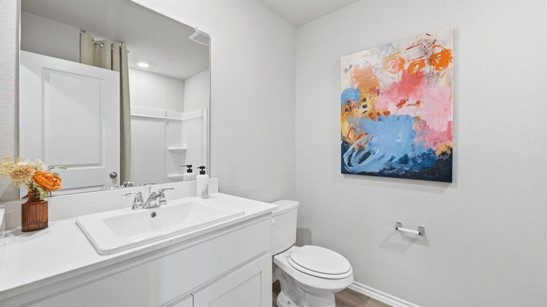 Furnished interior view inside a new home in Hickory Grove, Krum (Image 23). Furnished interior view inside a new home in Hickory Grove, Krum (Image 23).