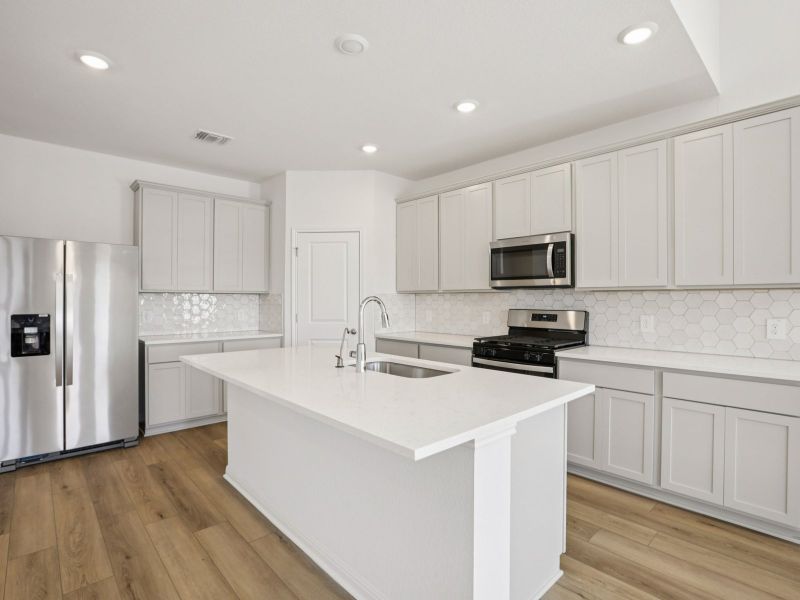 Furnished interior view inside a new home in Prairie Winds - Boulevard Collection, Hutto (Image 5).