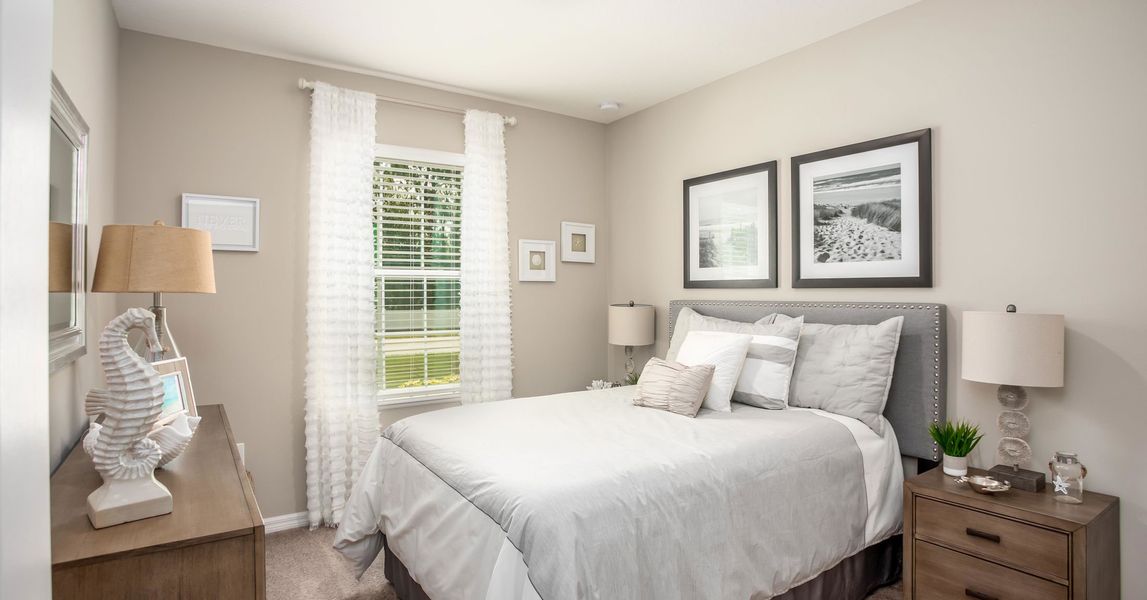 Furnished interior view inside a new home in Poinciana, Kissimmee (Image 27).