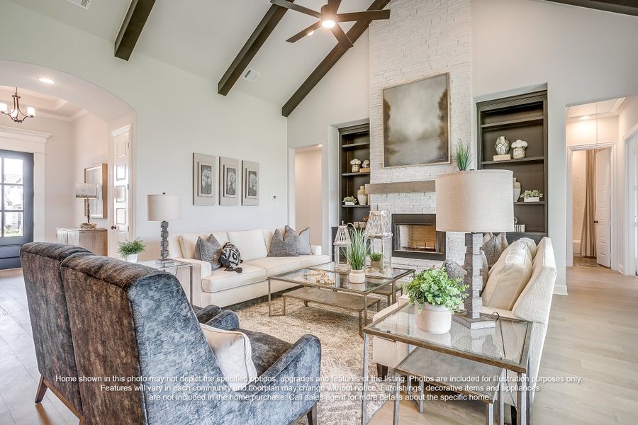 Furnished interior view inside a new home in Cunningham Estates, Waxahachie (Image 4).