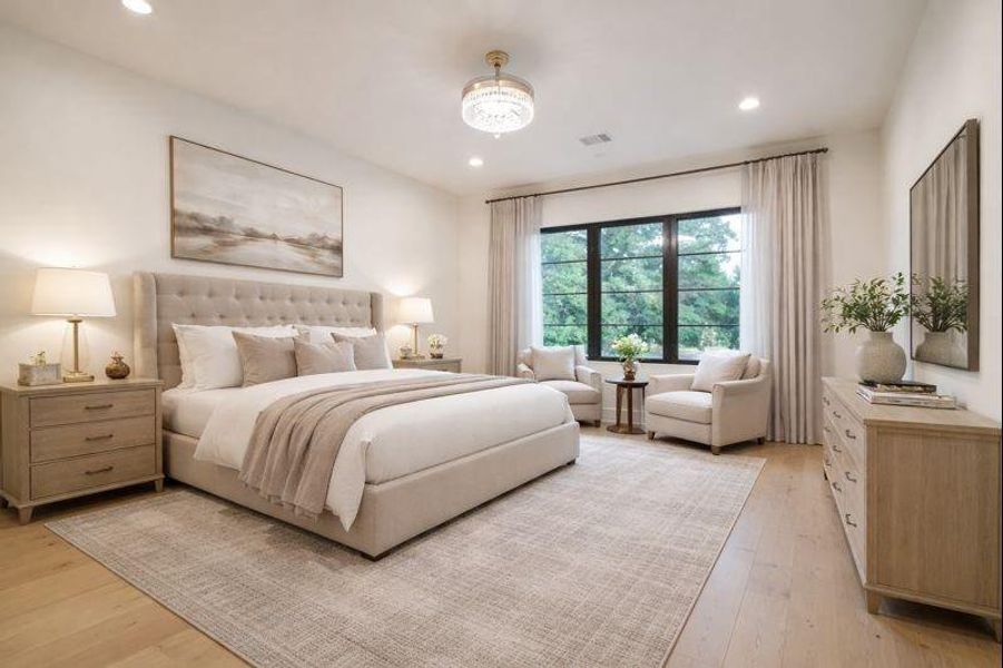 Furnished interior view inside a new home in , Houston (Image 5).