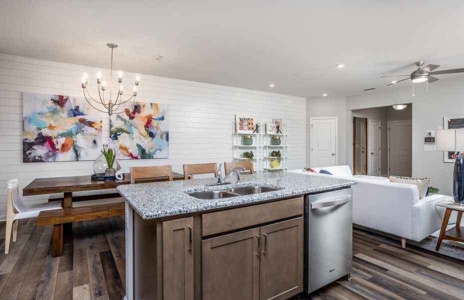 Representative furnished interior of a home built from the Hemingway by Pulte Homes in Adam's Preserve, Fairview (Image 19).