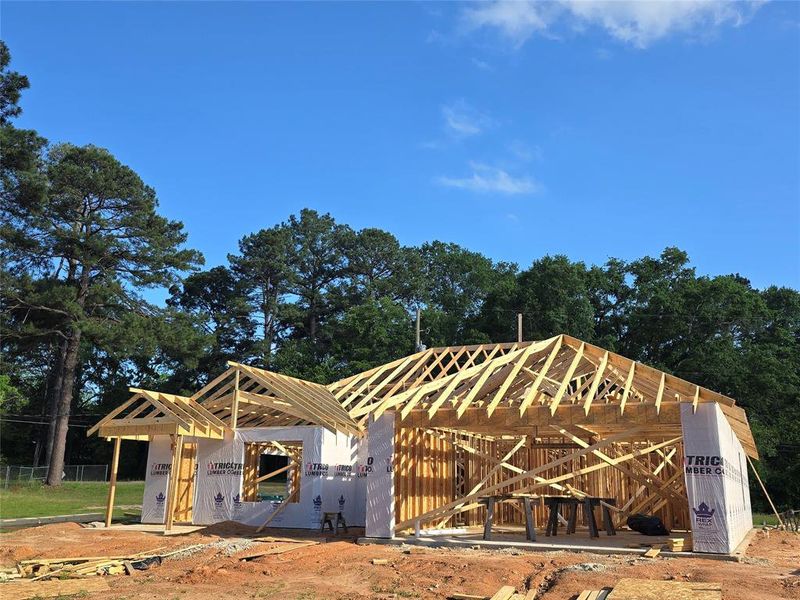 In-progress construction of a new home in , Daingerfield, TX (Image 7).