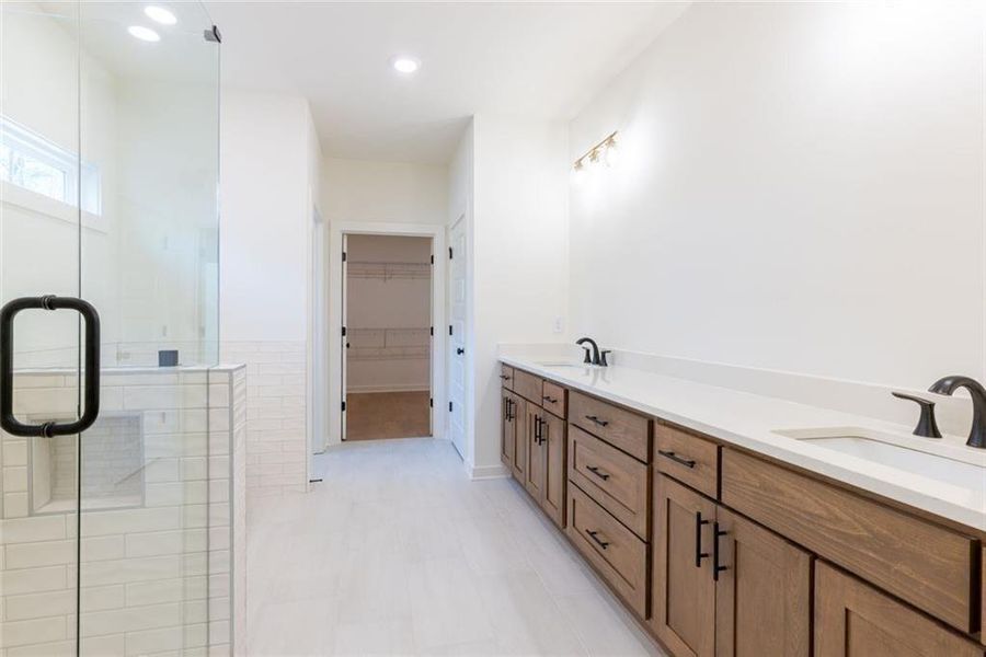 Furnished interior view inside a new home in , Cumming (Image 11).