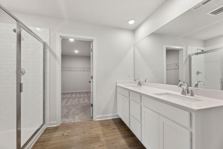 Furnished interior view inside a new home in Reserve at Gum Springs, Jefferson (Image 2).