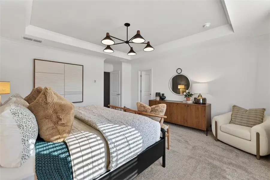 Furnished interior view inside a new home in Linden Grove, Powder Springs (Image 36).
