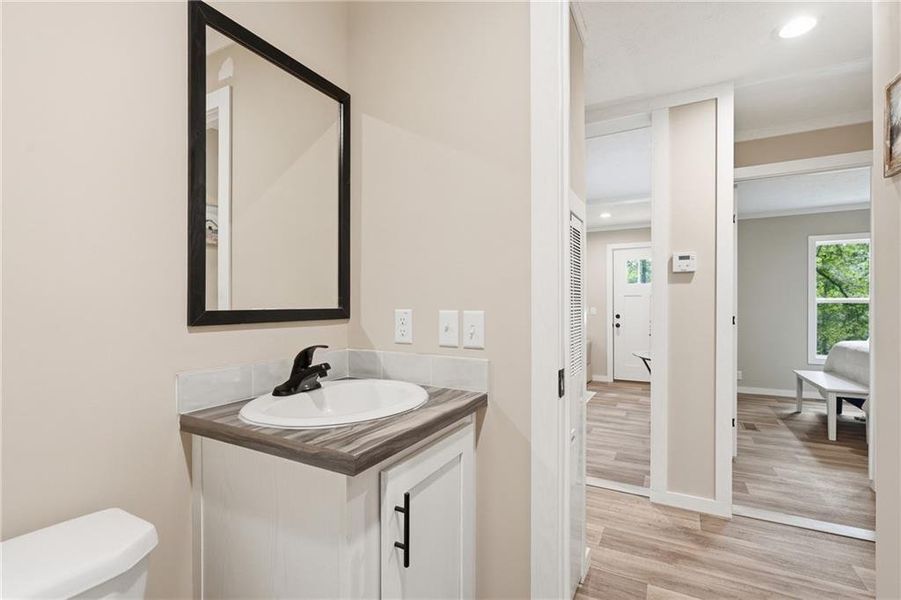 Furnished interior view inside a new home in , Sautee Nacoochee (Image 16). Furnished interior view inside a new home in , Sautee Nacoochee (Image 16).