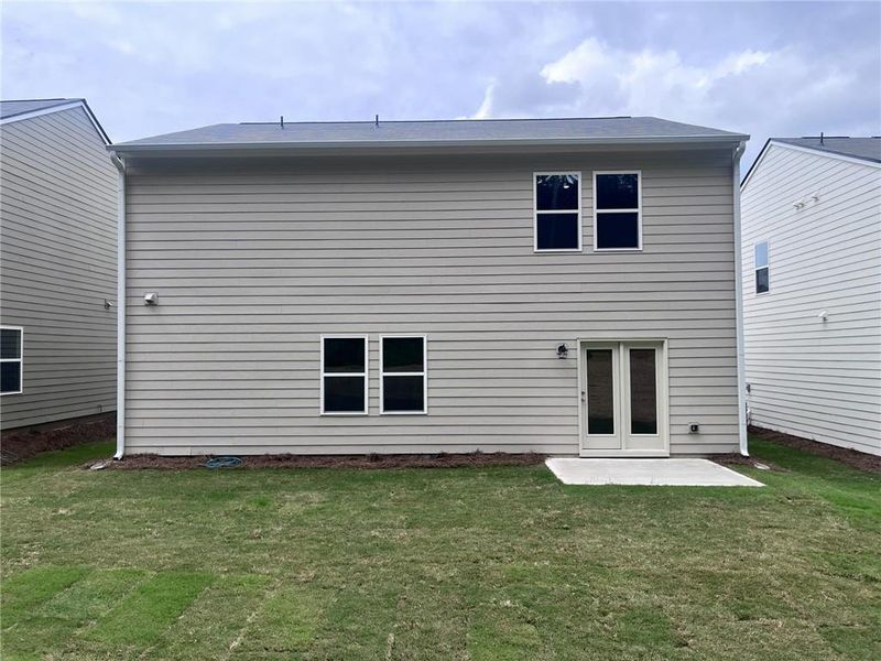 Front exterior of a new home in Casteel, Bethlehem, GA, highlighting curb appeal (Image 9).