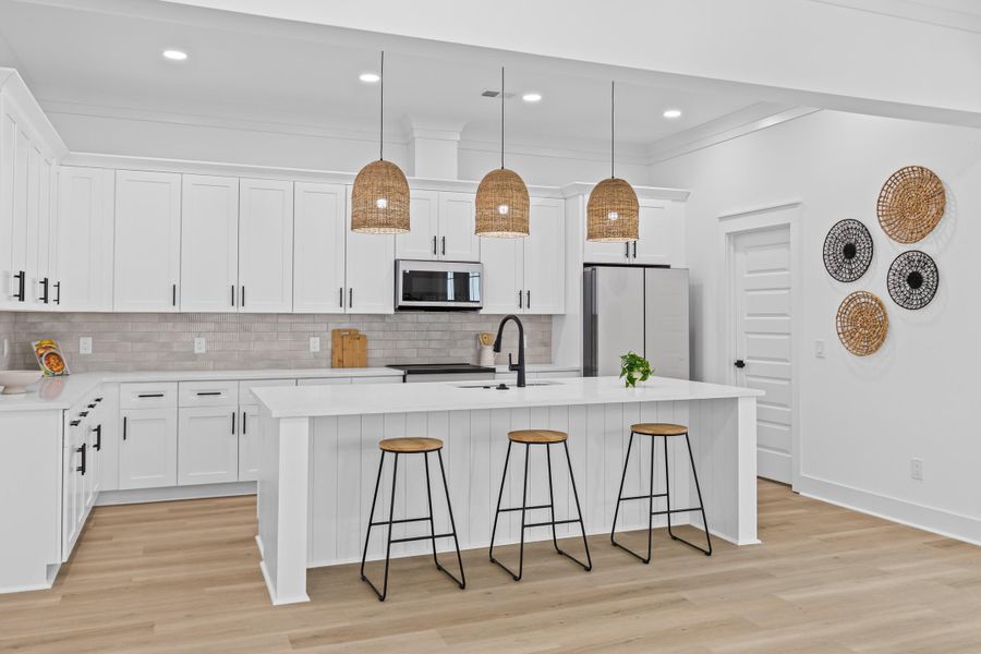 Furnished interior view inside a new home in , North Charleston (Image 17).