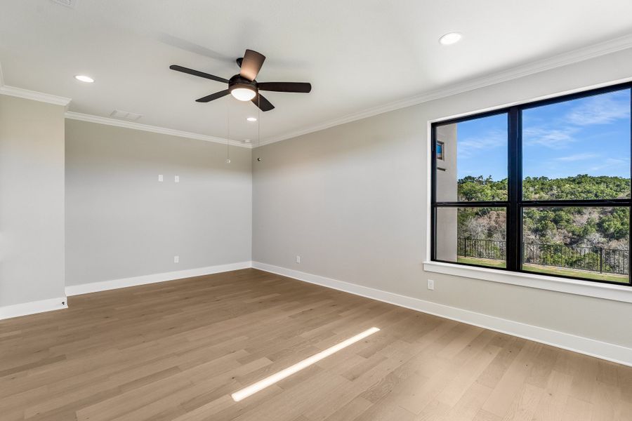 Representative unfurnished interior of a home built from the Coronado I by Giddens Homes in Clearwater Ranch, Liberty Hill (Image 128).
