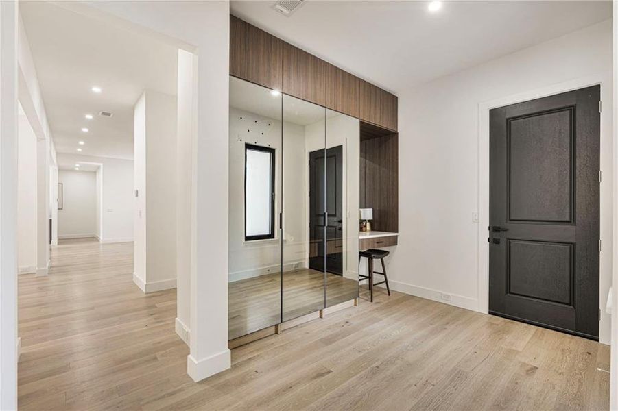Furnished interior view inside a new home in , Suwanee (Image 80).