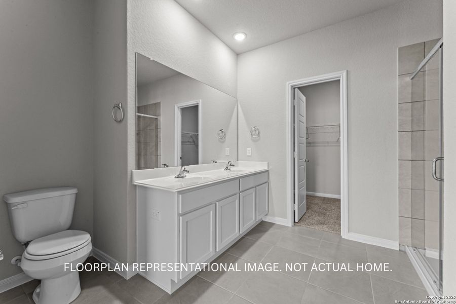 Furnished interior view inside a new home in Agave, San Antonio (Image 14).
