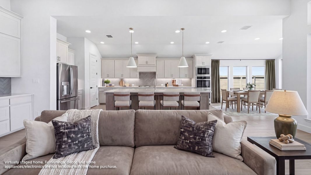 Furnished interior view inside a new home in Landmark, Denton (Image 6).