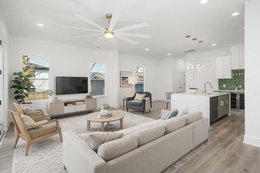 Furnished interior view inside a new home in , North Charleston (Image 13).