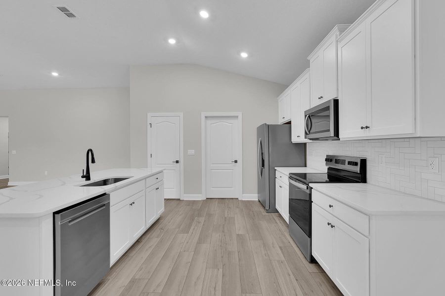 Furnished interior view inside a new home in , Jacksonville (Image 6).