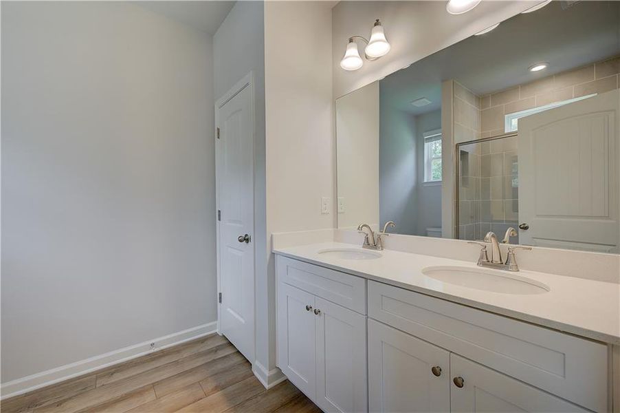 Furnished interior view inside a new home in Daybreak, Newnan (Image 9).