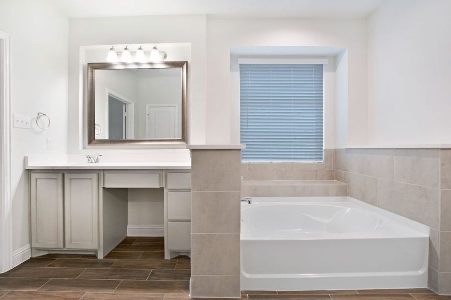 Representative exterior photo of a completed home built from the Preston by Impression Homes in Mercer Meadows, Royse City, TX (Image 14).