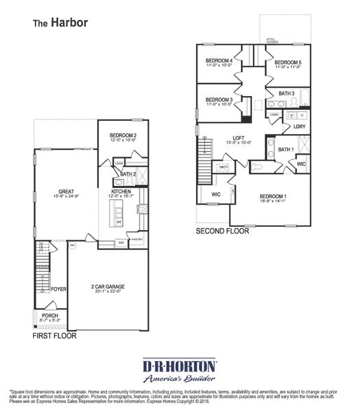 2D floor plan layout of this home in River Landing, Murfreesboro, TN (Image 4).