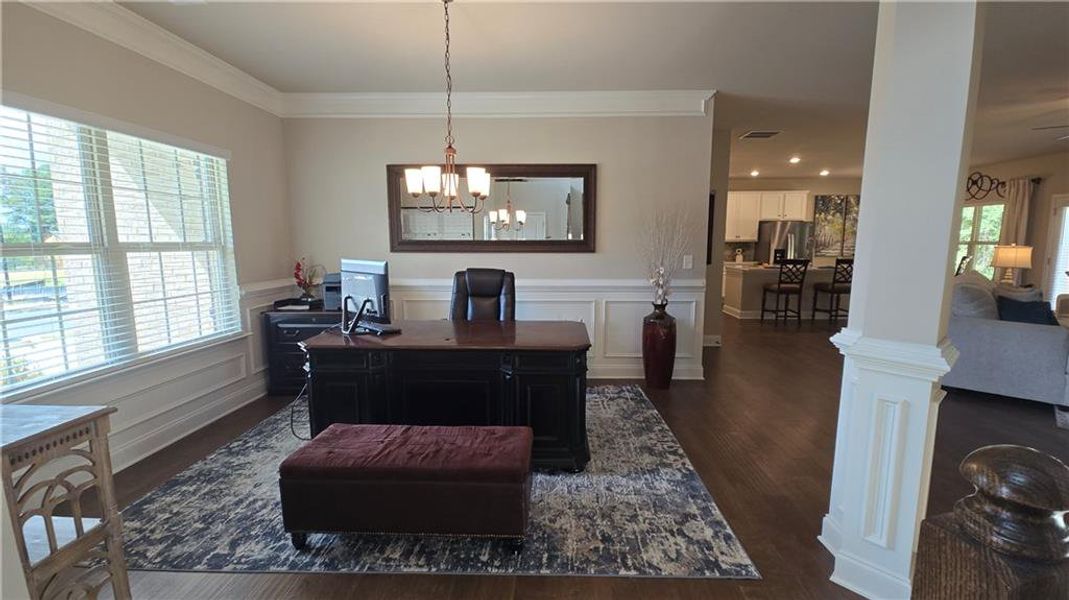 Furnished interior view inside a new home in , Grayson (Image 10).