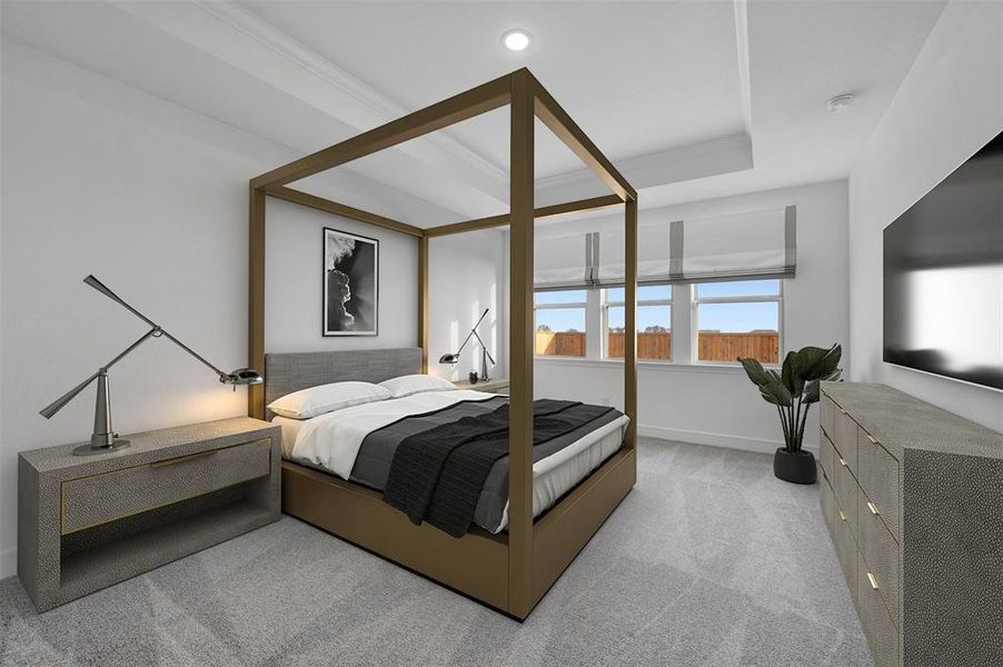 Furnished interior view inside a new home in Timberbrook, Justin (Image 24).