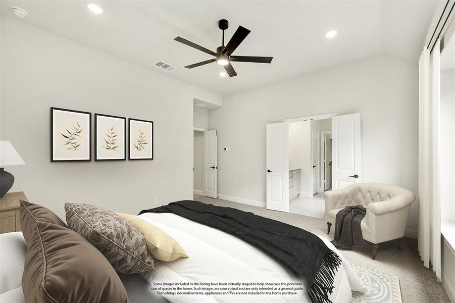 Furnished interior view inside a new home in Anderson Crossing, Trenton (Image 28).