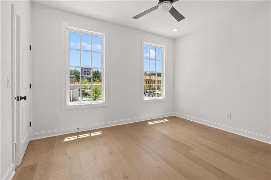 Spacious, unfurnished interior of a new home in Waterside Townhomes, Peachtree Corners (Image 18). Spacious, unfurnished interior of a new home in Waterside Townhomes, Peachtree Corners (Image 18).