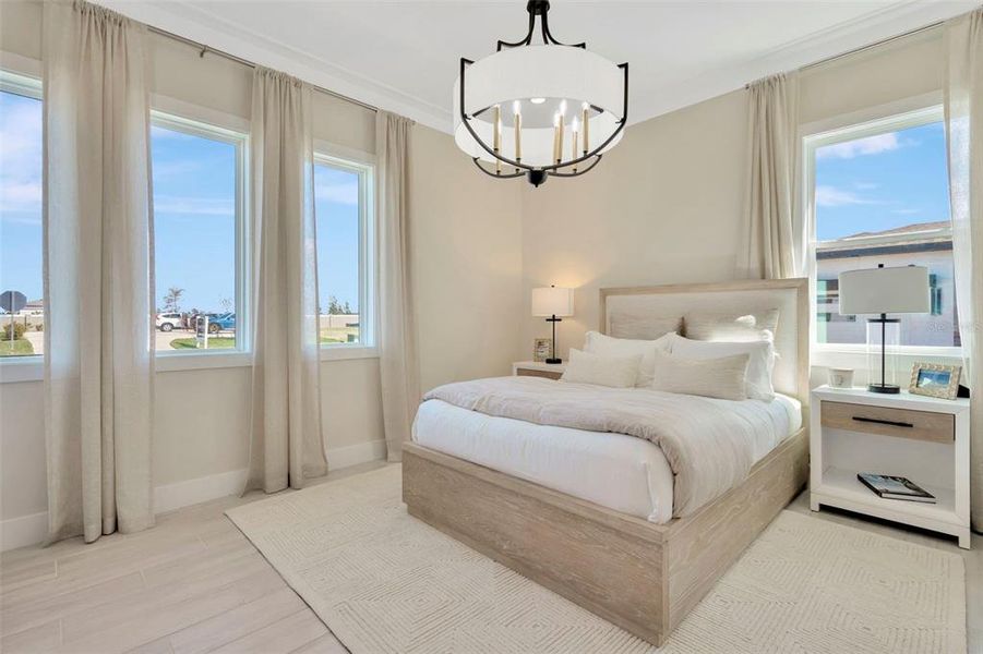 Furnished interior view inside a new home in Biscayne Landing at Seaire, Parrish (Image 10).