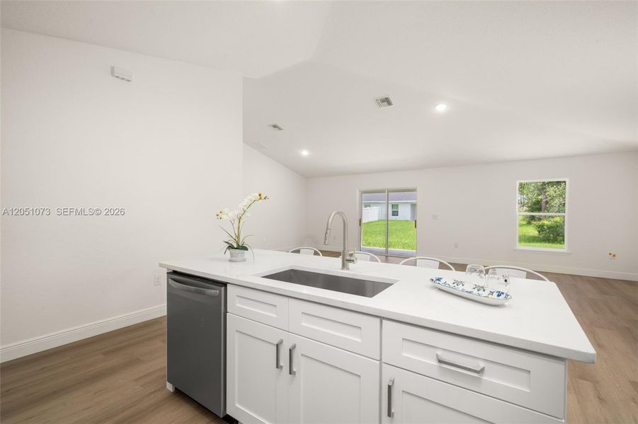 Furnished interior view inside a new home in , Sebring (Image 9).