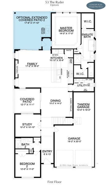 2D floor plan layout for the Ryder by Landon Homes in Fields Select - 50's, Frisco, TX (Image 5). 2D floor plan layout for the Ryder by Landon Homes in Fields Select - 50's, Frisco, TX (Image 5).