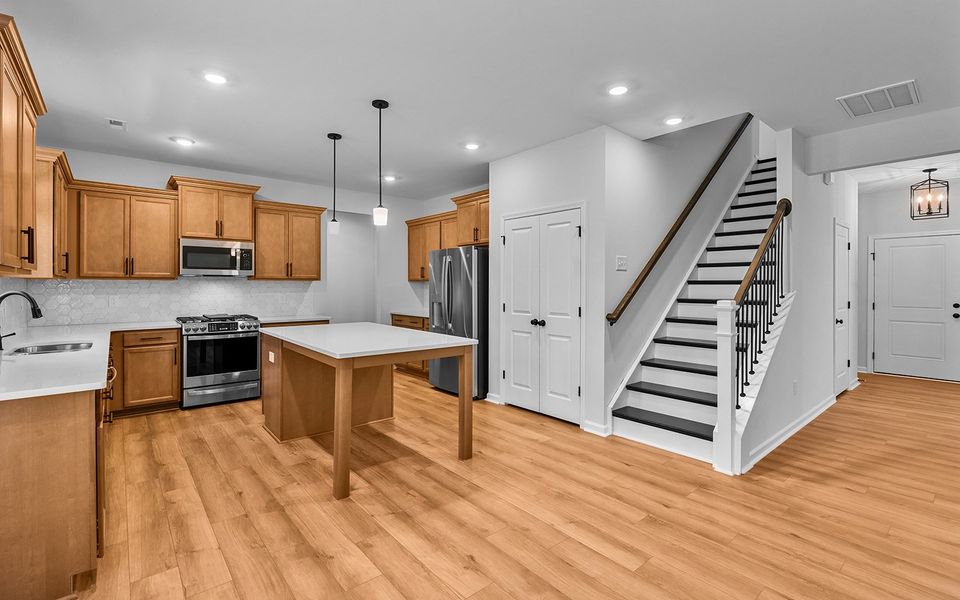 Furnished interior view inside a new home in Watkins Landing, Kernersville (Image 14).