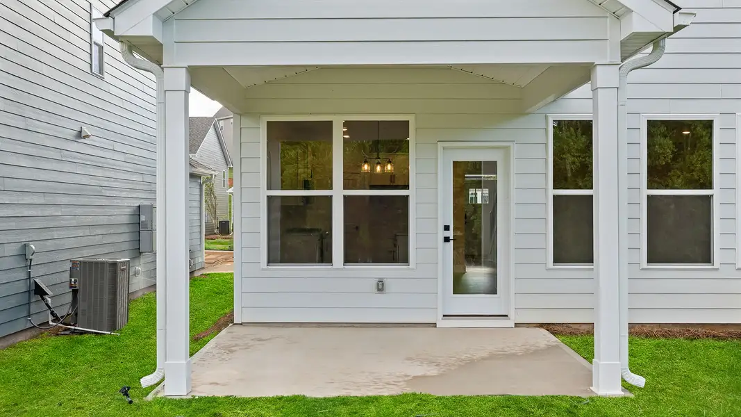 Exterior details and patio area of a home in Sunset Summits, Spartanburg (Image 3). Exterior details and patio area of a home in Sunset Summits, Spartanburg (Image 3).