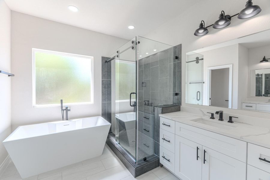 Furnished interior view inside a new home in , Houston (Image 10).