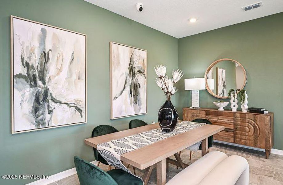 Furnished interior view inside a new home in , St. Augustine (Image 7).