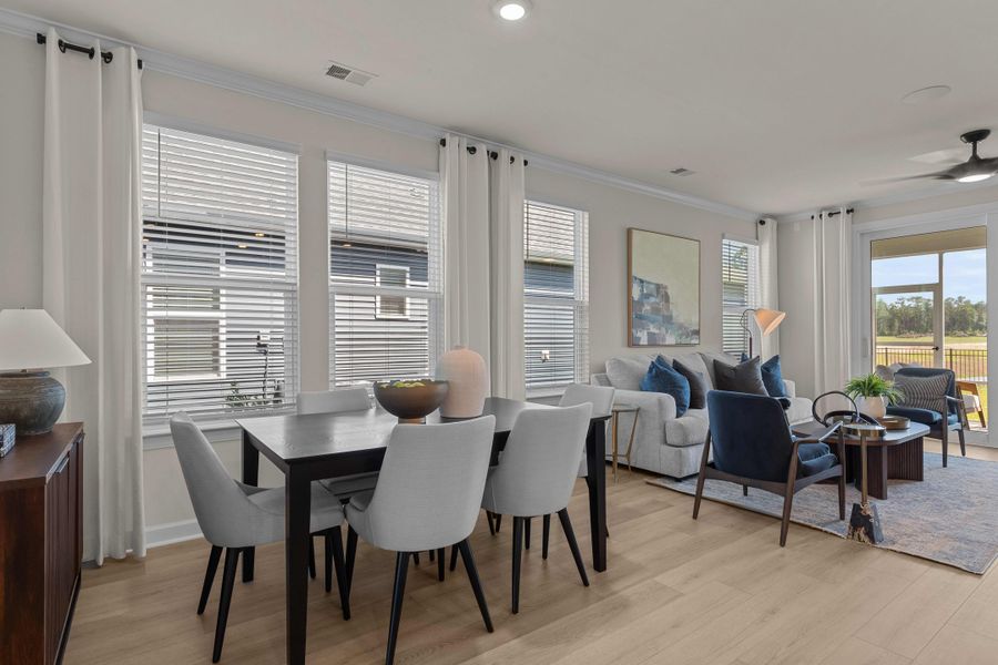 Representative furnished interior of a home built from the The Hibiscus by Chesapeake Homes in Coastal Club of the Carolinas, Calabash (Image 43).