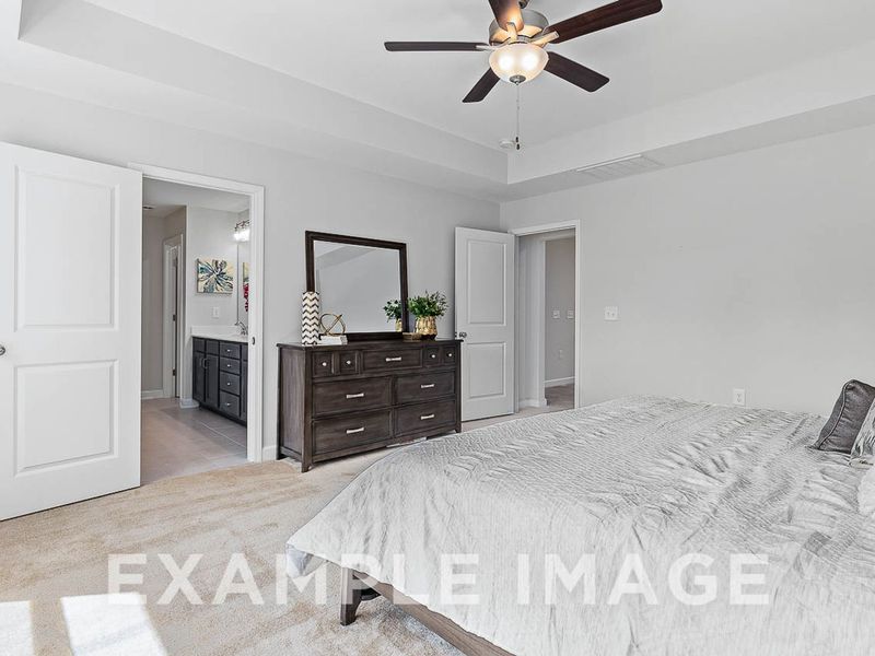 Representative furnished interior of a home built from the The Chestnut by Davidson Homes LLC in Retreat at North Main, Lillington (Image 19).