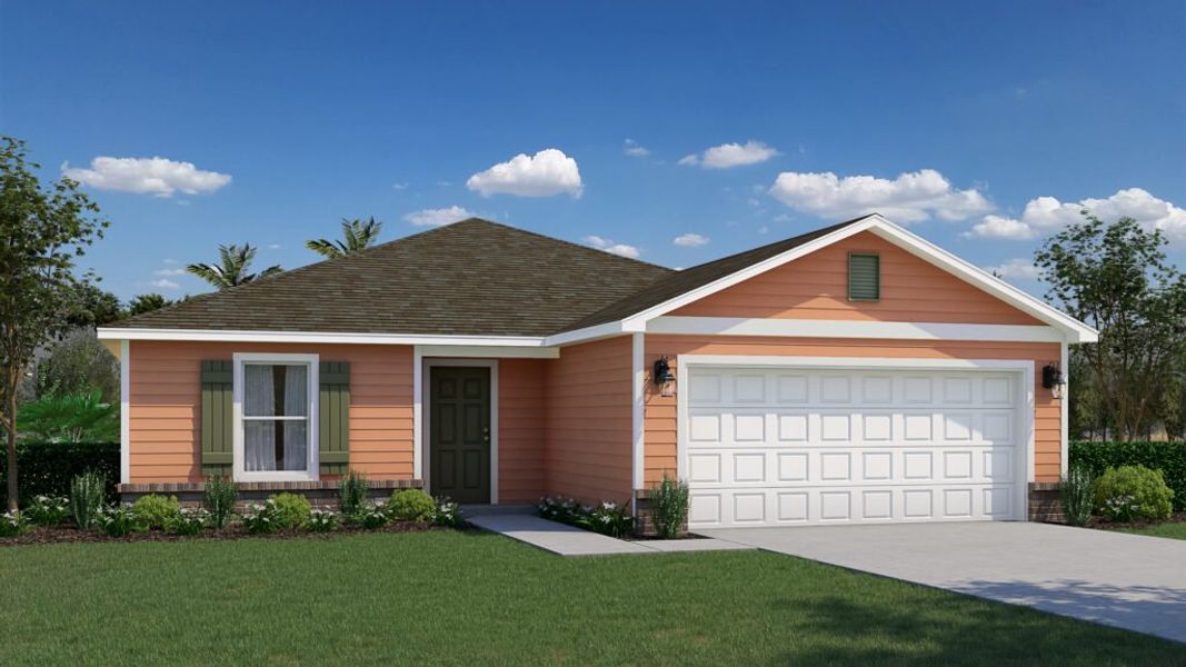 Representative exterior photo of a completed home built from the Grayton by Holiday Builders in Salt Creek At Mexico Beach, Mexico Beach, FL (Image 2). Representative exterior photo of a completed home built from the Grayton by Holiday Builders in Salt Creek At Mexico Beach, Mexico Beach, FL (Image 2).