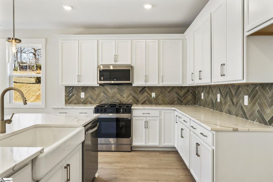 Furnished interior view inside a new home in Saratoga Oaks, Williamston (Image 6).
