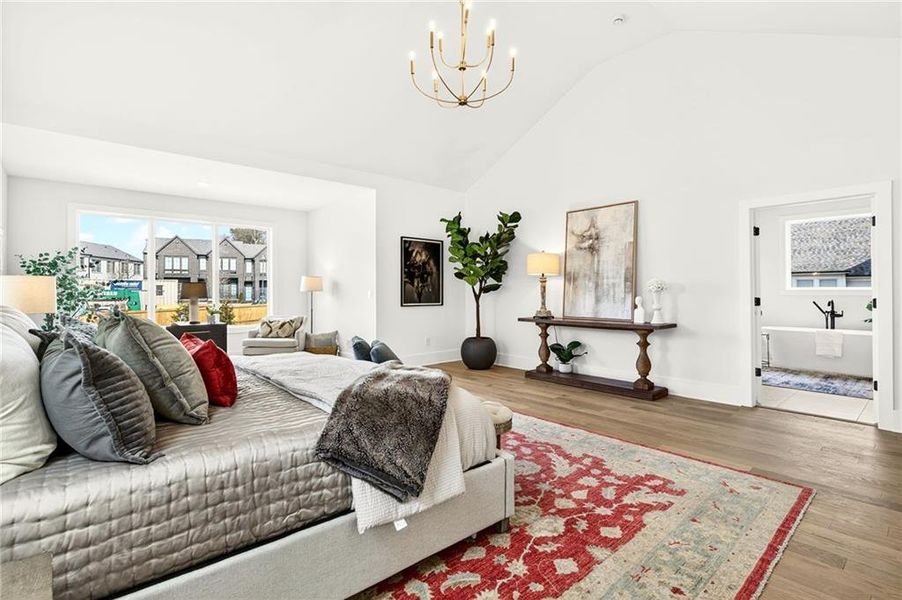 Furnished interior view inside a new home in , Brookhaven (Image 45).