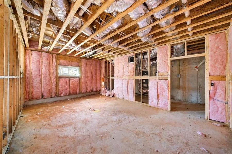 In-progress construction of a new home in , Atlanta, GA (Image 19).