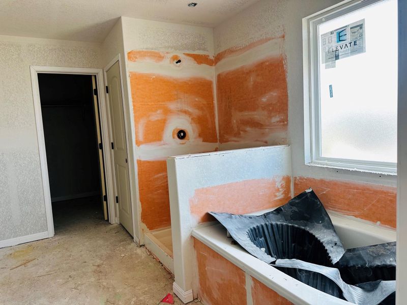 In-progress construction of a new home in Patterson Ranch, Georgetown, TX (Image 17).