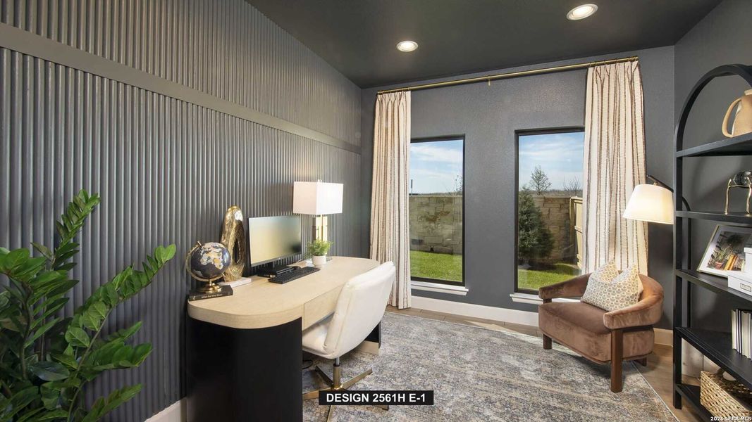 Furnished interior view inside a new home in Alsatian Oaks, Castroville (Image 4).
