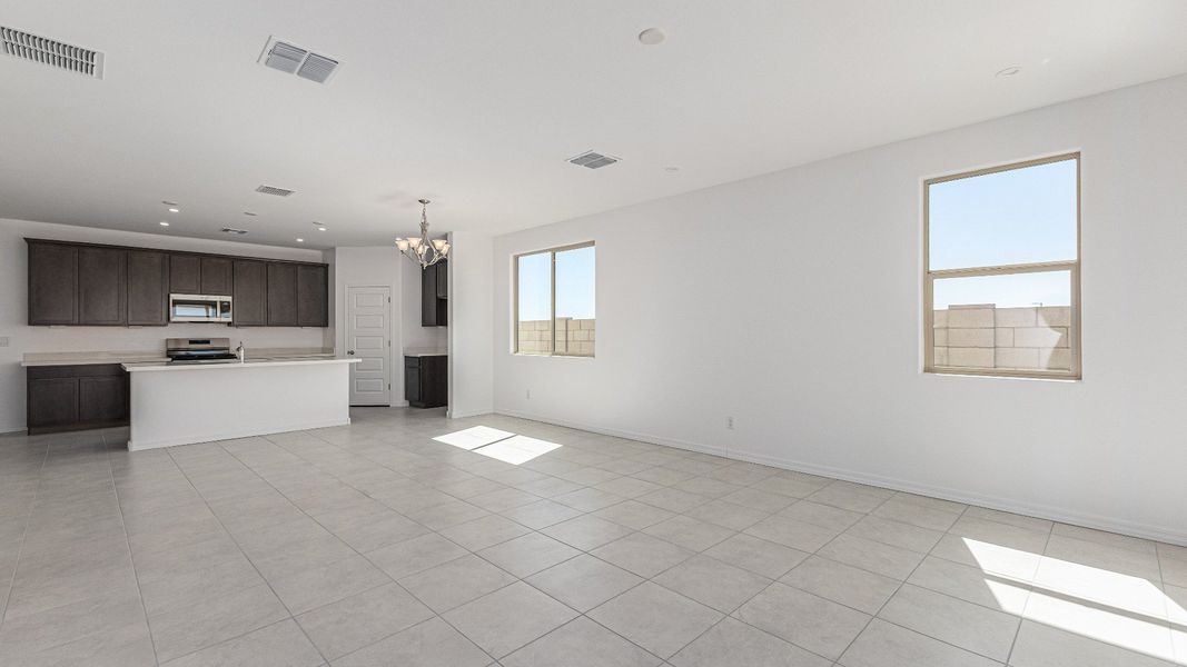 Furnished interior view inside a new home in Teravalis, Buckeye (Image 11).
