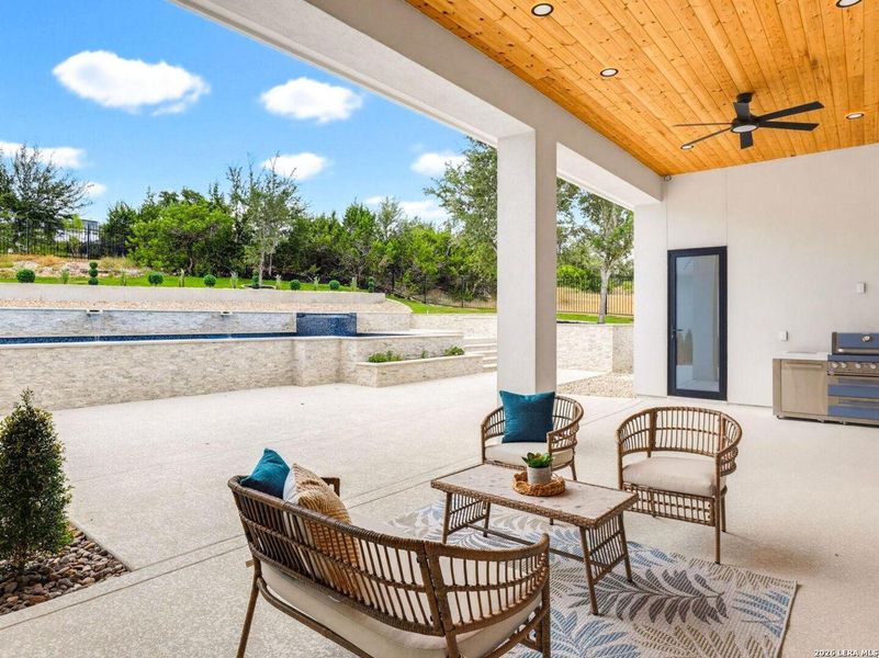 Exterior details and patio area of a home in , San Antonio (Image 28). Exterior details and patio area of a home in , San Antonio (Image 28).