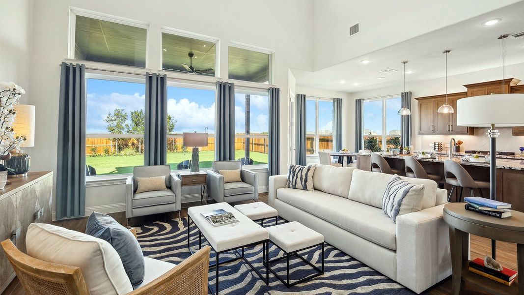 Representative furnished interior of a home built from the Dartmouth by DRB Homes in Green Meadows Classic, Celina (Image 29). Representative furnished interior of a home built from the Dartmouth by DRB Homes in Green Meadows Classic, Celina (Image 29).