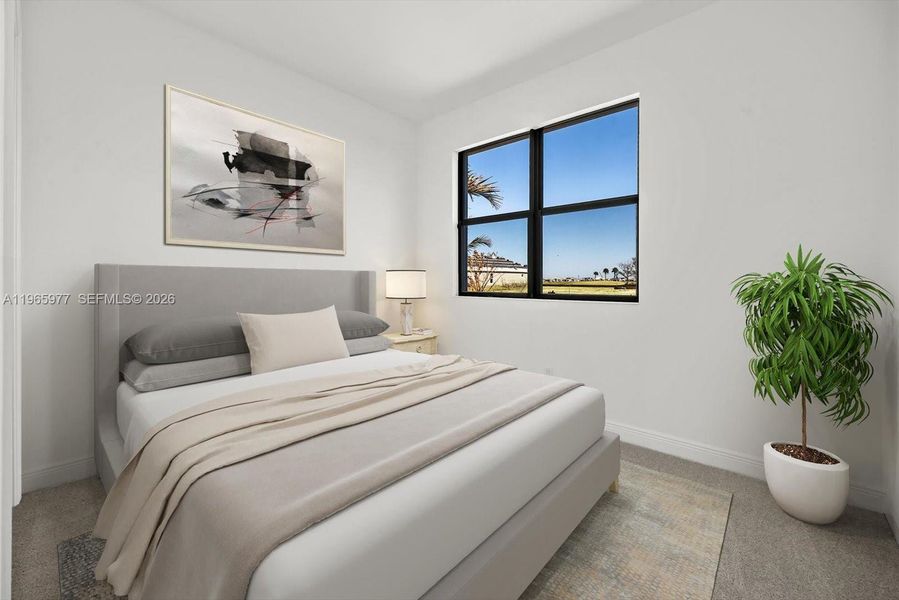 Furnished interior view inside a new home in , Port St. Lucie (Image 19).