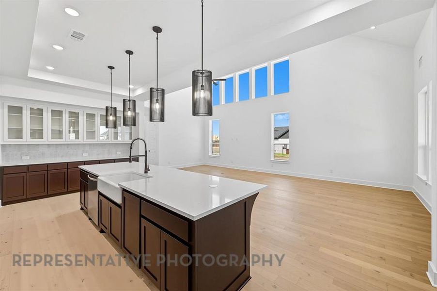 Furnished interior view inside a new home in Wildflower Ranch: Artisan Series - 60ft. lots, Dish (Image 12). Furnished interior view inside a new home in Wildflower Ranch: Artisan Series - 60ft. lots, Dish (Image 12).